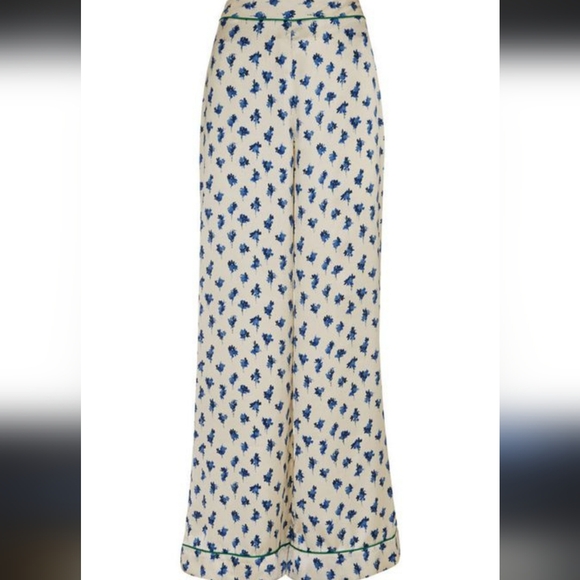 TOPSHOP X Kate Moss Satin Lounge Pants - Picture 2 of 7